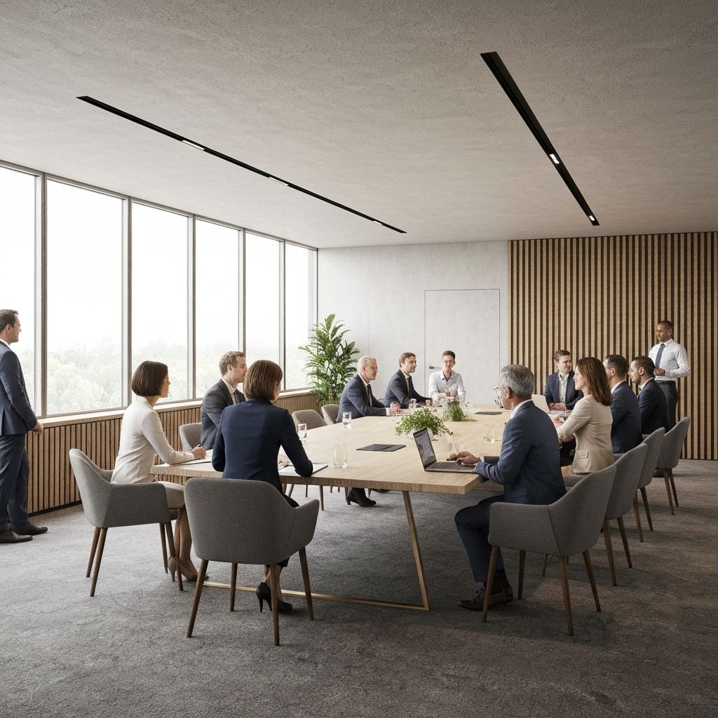 Professional gathering in the event space